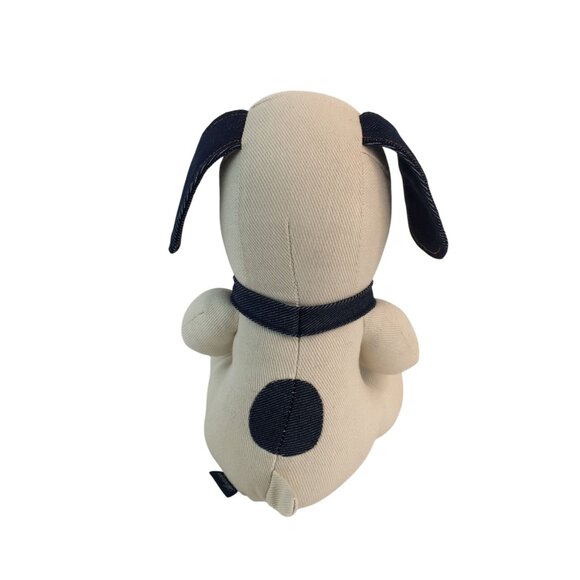 American Eagle Denim Peanuts Snoopy Plush 9" White Blue Stuffed Animal Toy 2024 - Picture 4 of 8